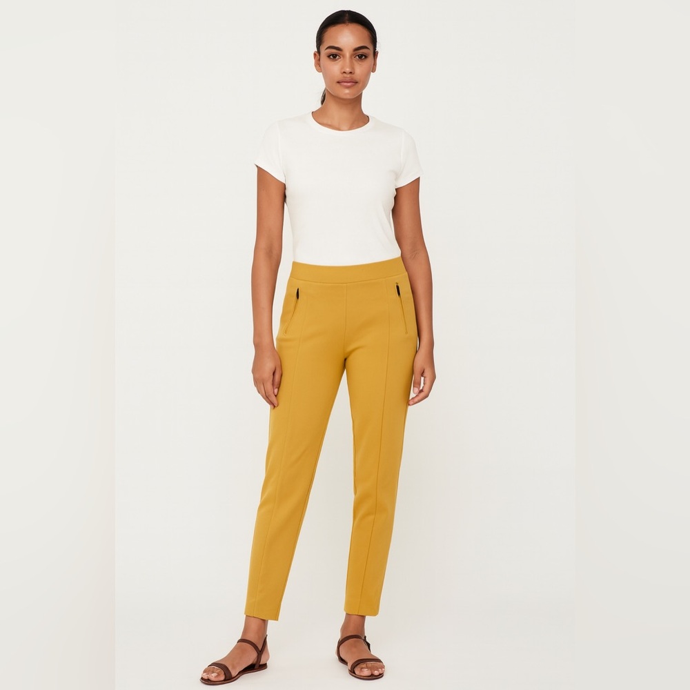 SOHO Apparel Ltd Yellow Slacks Size Medium